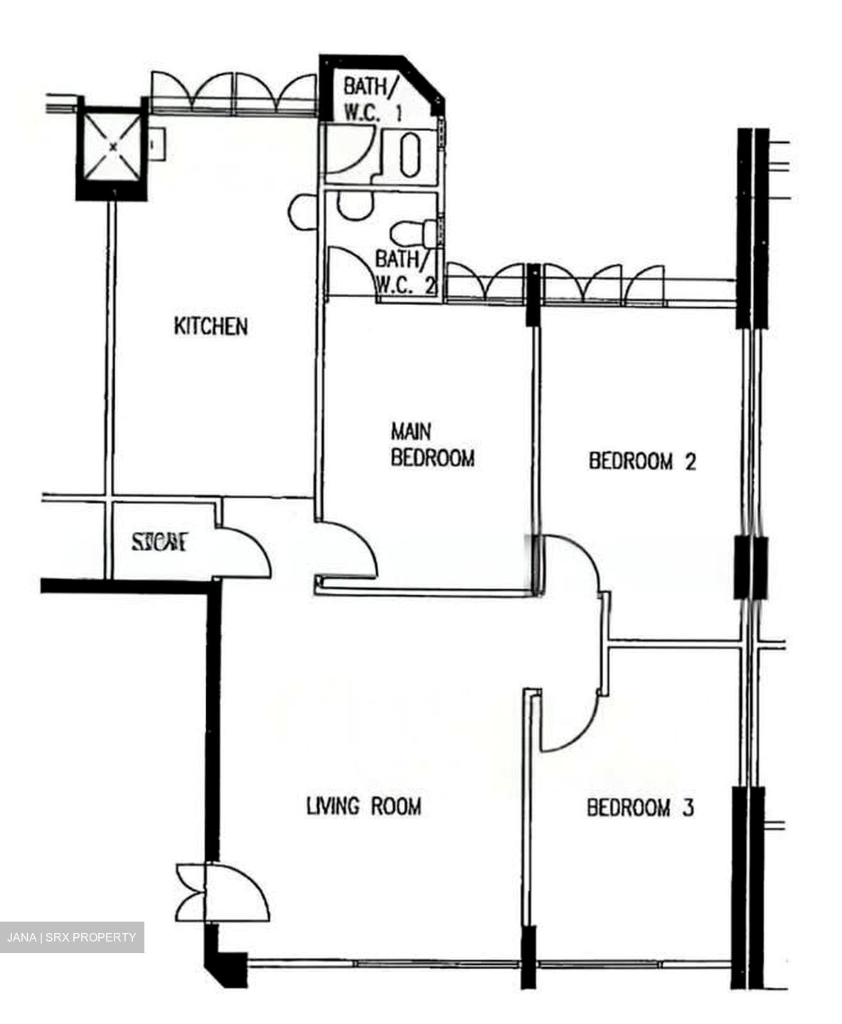 Blk 113 Jurong East Ville (Jurong East), HDB 4 Rooms #551194691